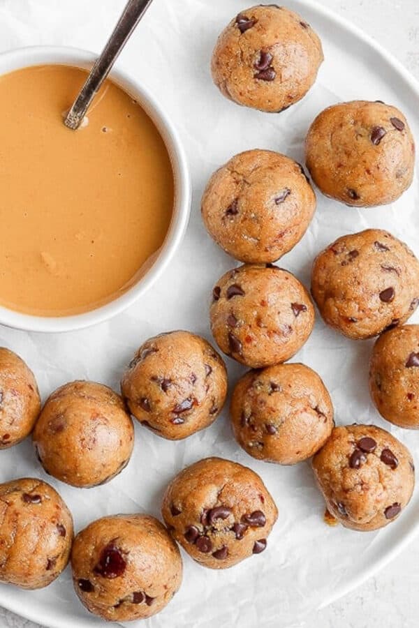 The best no bake cookie dough bites.