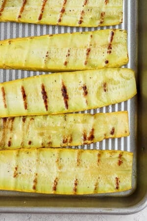 The best grilled yellow squash.