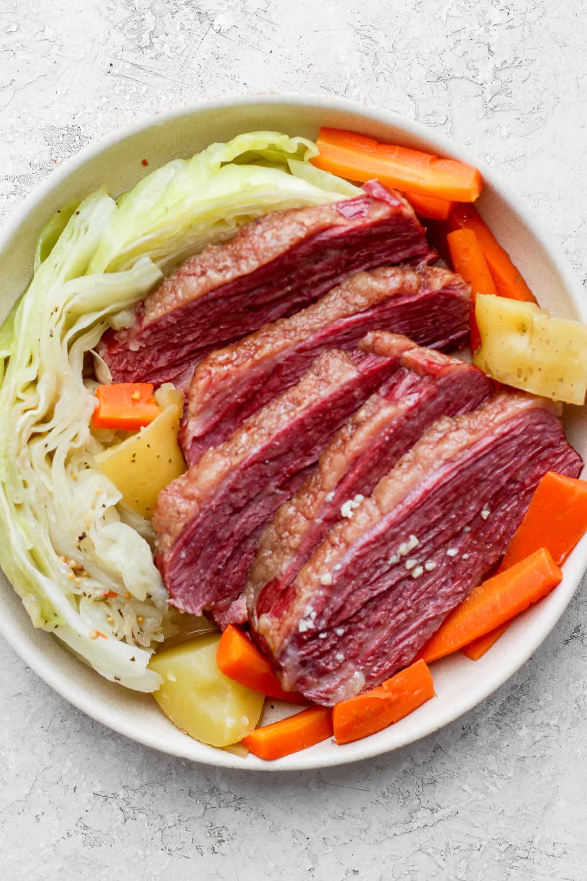 The best smoked corned beef and cabbage recipe.