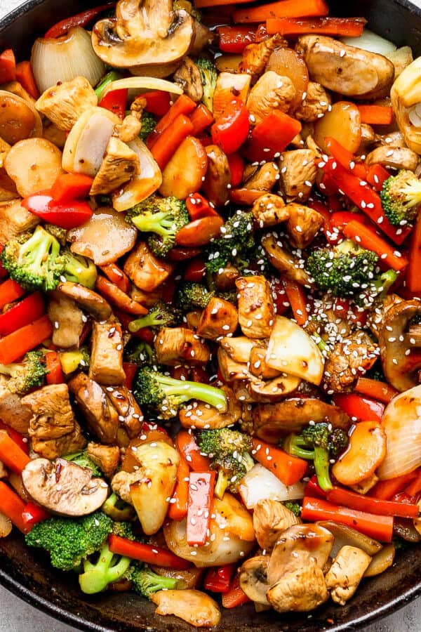 The best teriyaki chicken stir fry recipe.