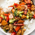 A quick and easy teriyaki chicken stir fry recipe.