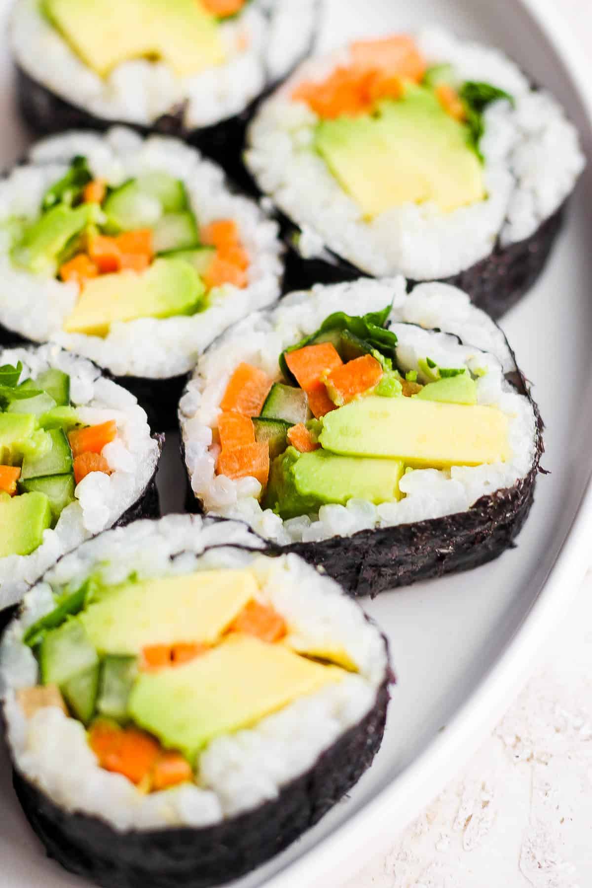 Easy Avocado Sushi Roll - thank you berry much