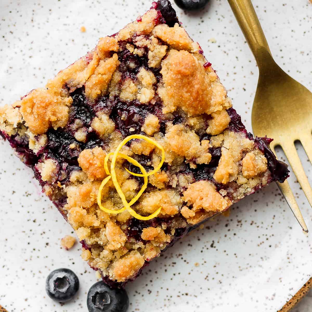 Blueberry Crumb Bars The Wooden Skillet