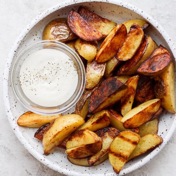 The best grilled potato wedges.