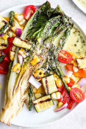 The best grilled vegetable salad recipe.