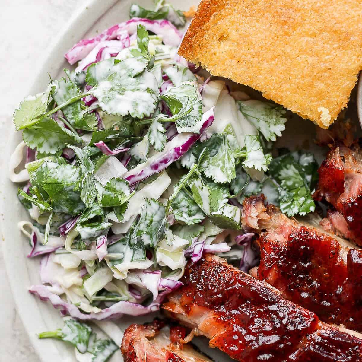 The best purple cabbage coleslaw recipe.