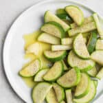 The best sauteed zucchini recipe.