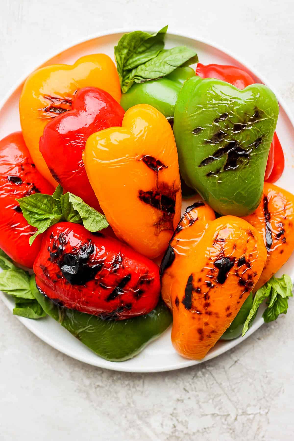 3 Ingredient Grilled Bell Peppers The Wooden Skillet