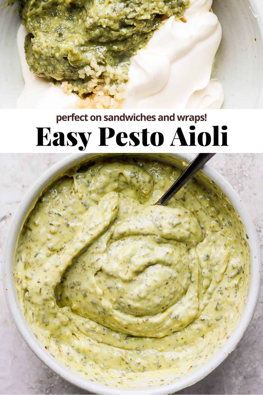 Pesto Aioli The Wooden Skillet