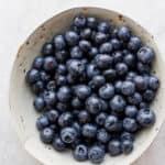 How to easily freeze blueberries.