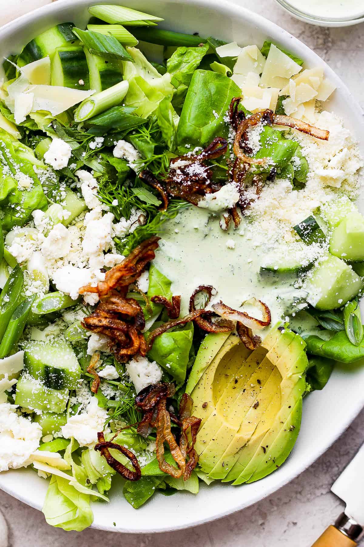 The best green goddess salad recipe.
