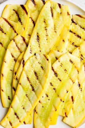 The best grilled yellow squash recipe.