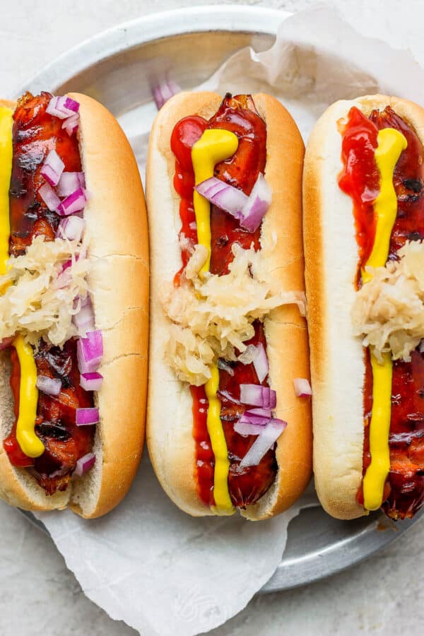 Grilled Hot Dogs (how to grill hot dogs) The Wooden Skillet