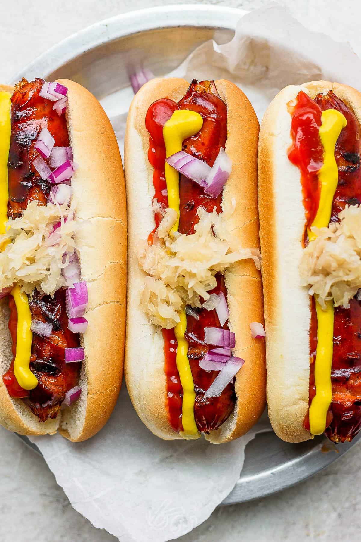 The best grilled hot dogs recipe.