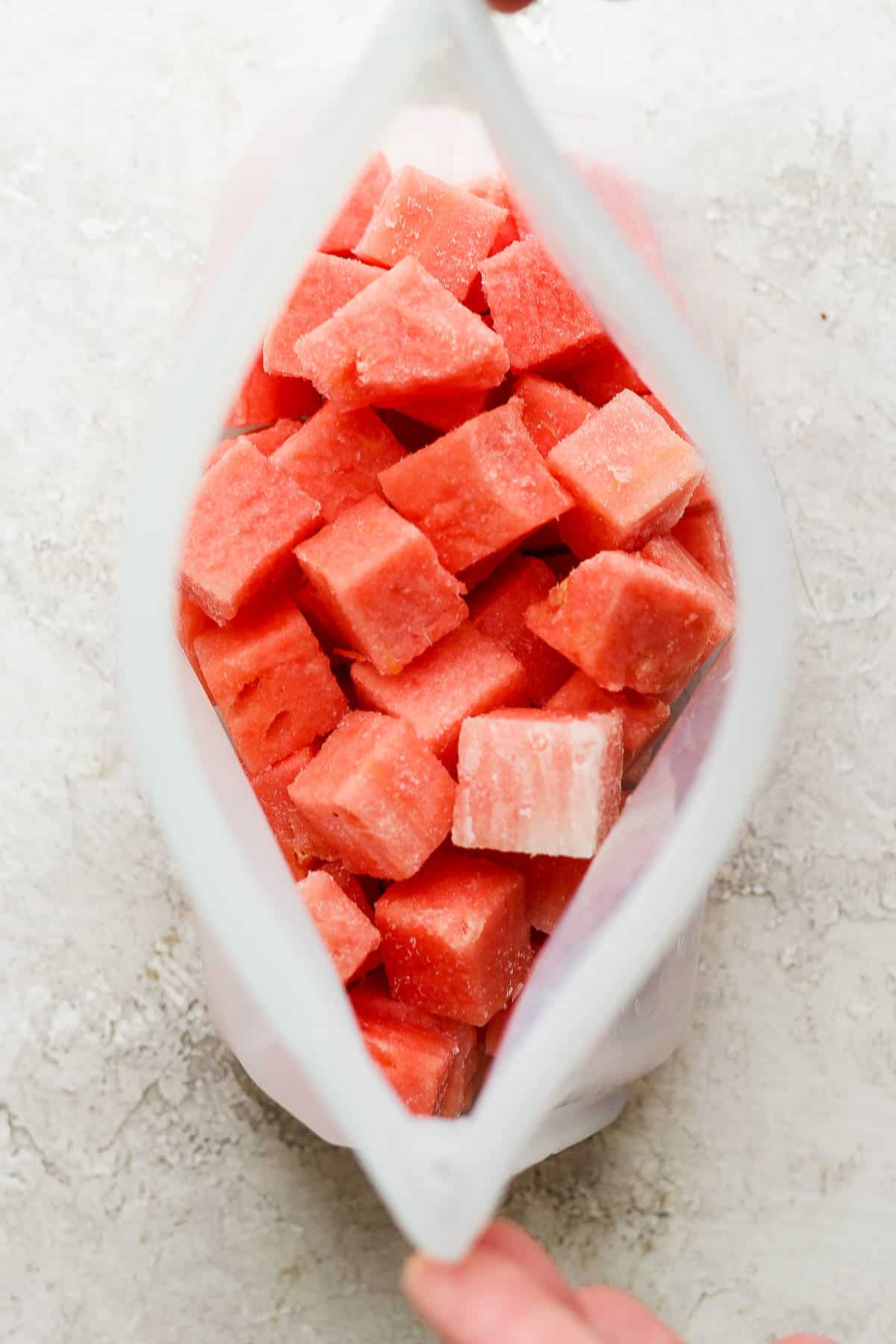 can you freeze watermelon chunks for smoothies