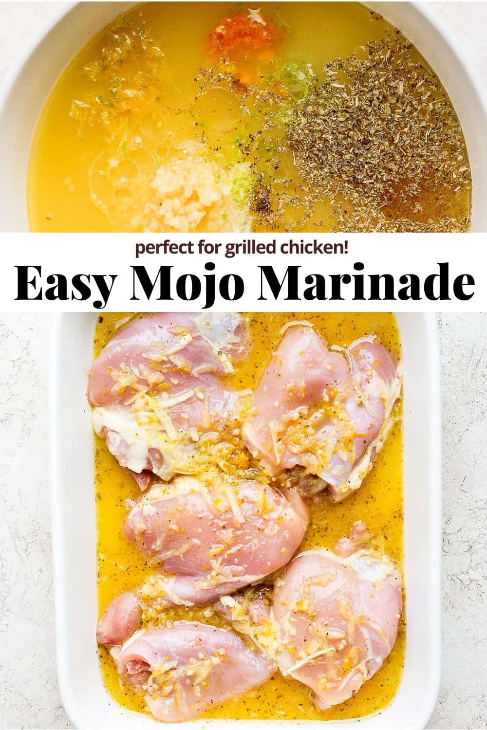 Pinterest image for mojo marinade.