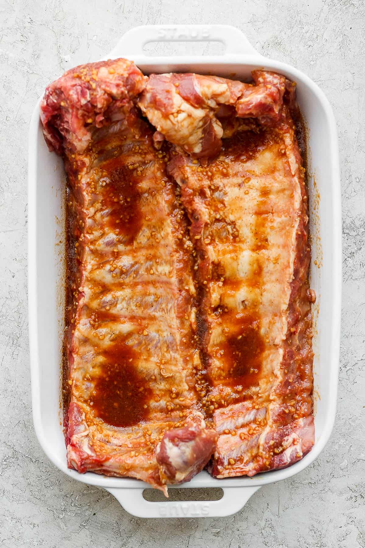 Pork ribs marinade oven hotsell