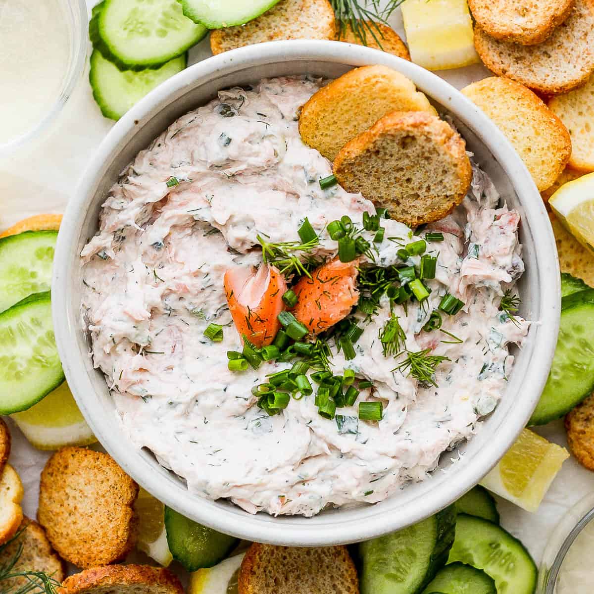 Smoked Salmon Cream Cheese Dip