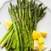 How to grill asparagus.