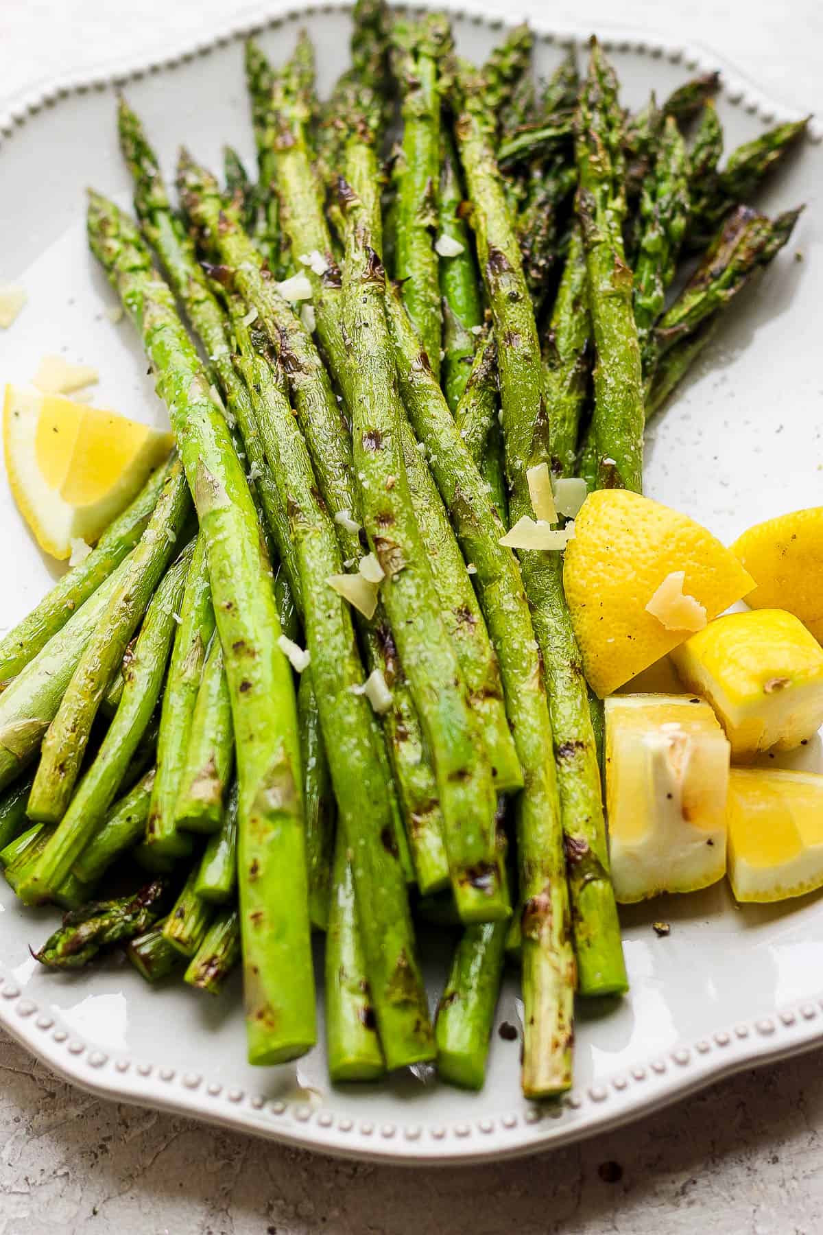 The best recipe for grilled asparagus.