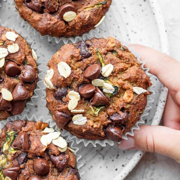 The best recipe for healthy zucchini muffins.