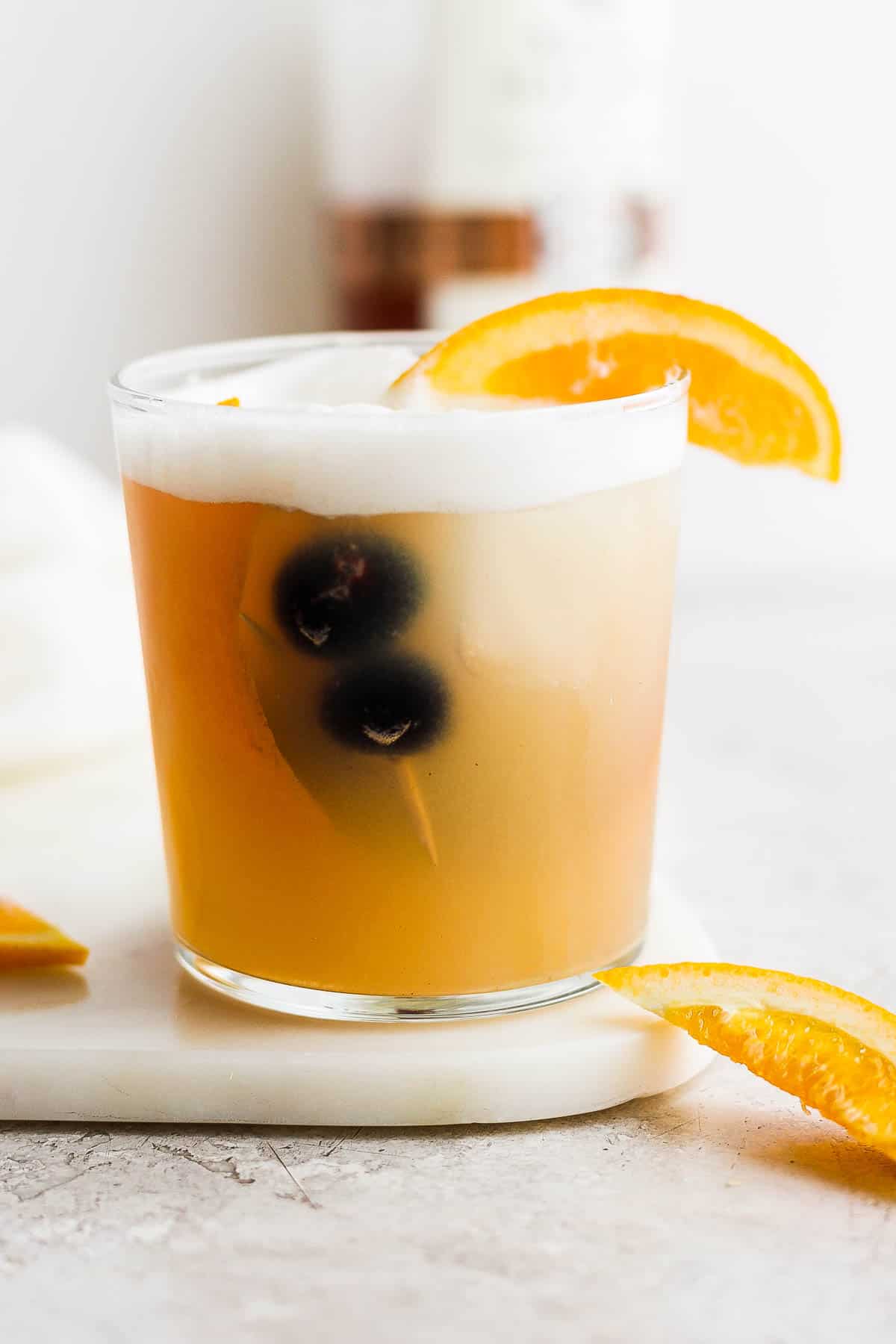 The best whiskey sour cocktail recipe.