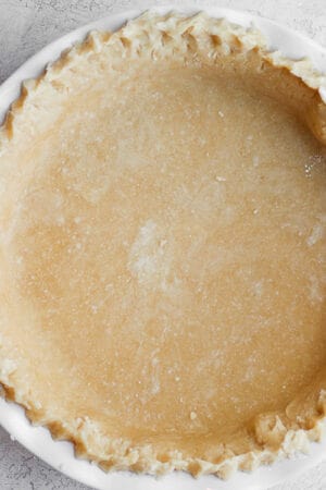 An easy homemade pie crust recipe.