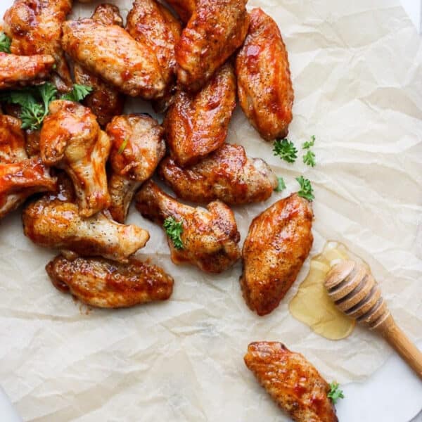 Honey BBQ Wings - The Wooden Skillet