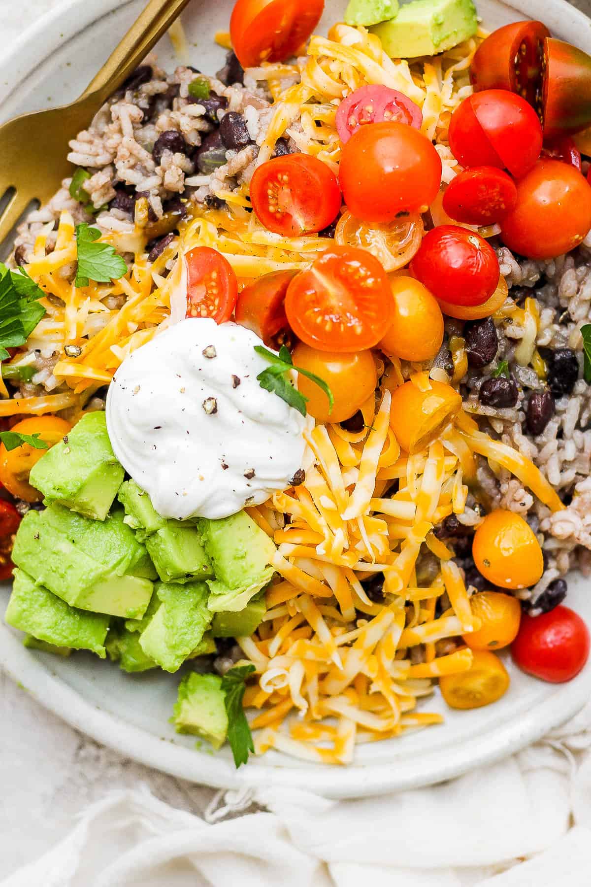 The best recipe for easy black beans and rice.