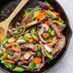 The best recipe for an easy steak stir fry.