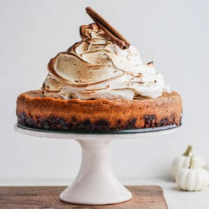 The best vegan pumpkin cheesecake.
