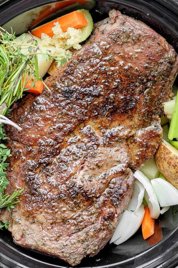 The best slow cooker pot roast recipe.