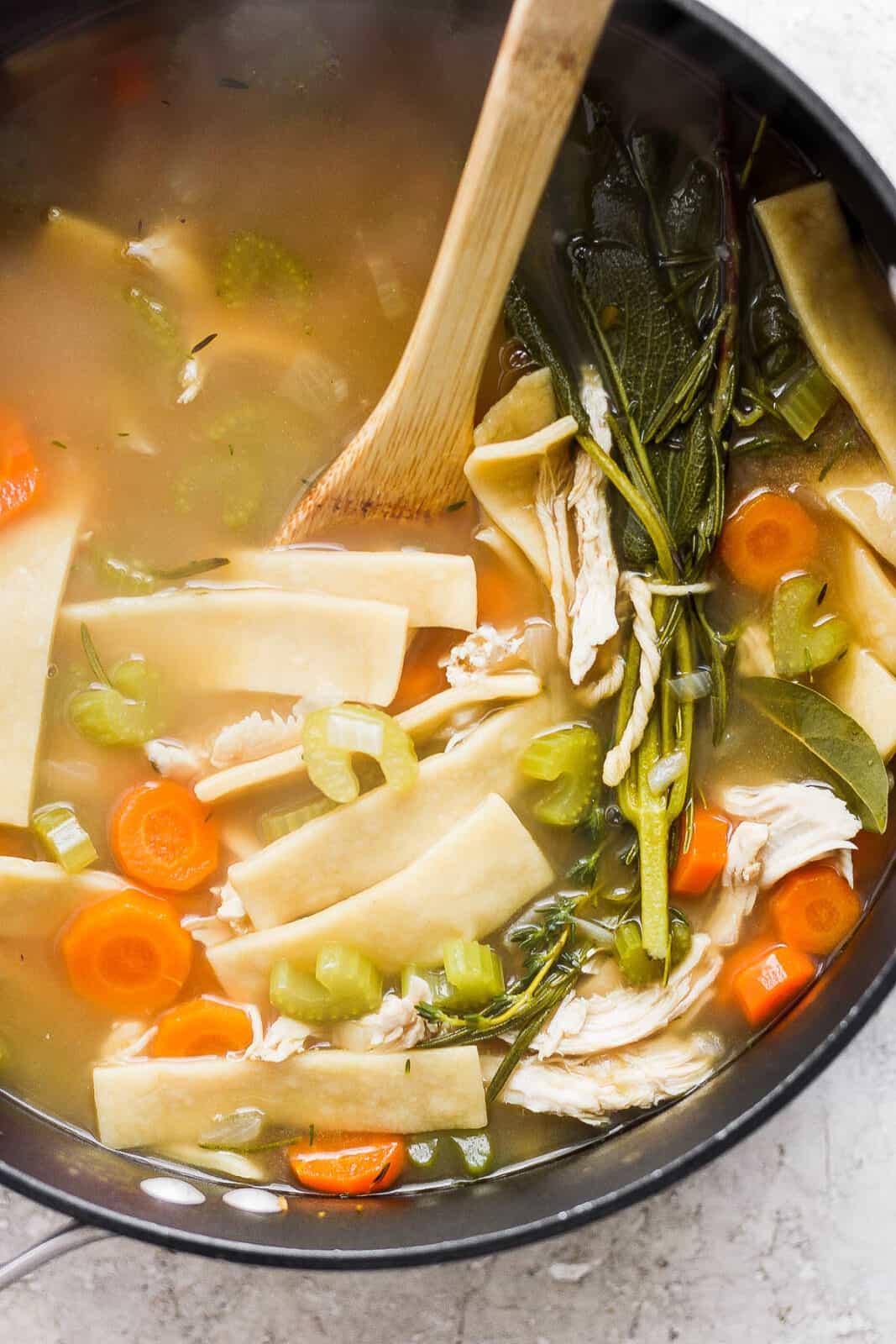Homemade Chicken Noodle Soup (from scratch) The Wooden Skillet