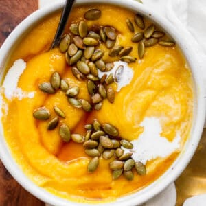 The best pumpkin soup recipe ever.
