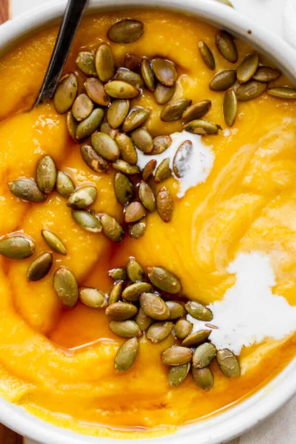 The best pumpkin soup recipe ever.
