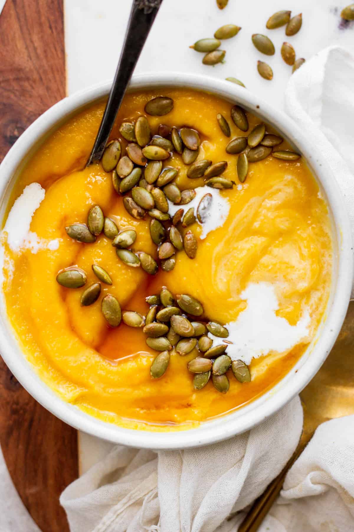 The best pumpkin soup recipe.