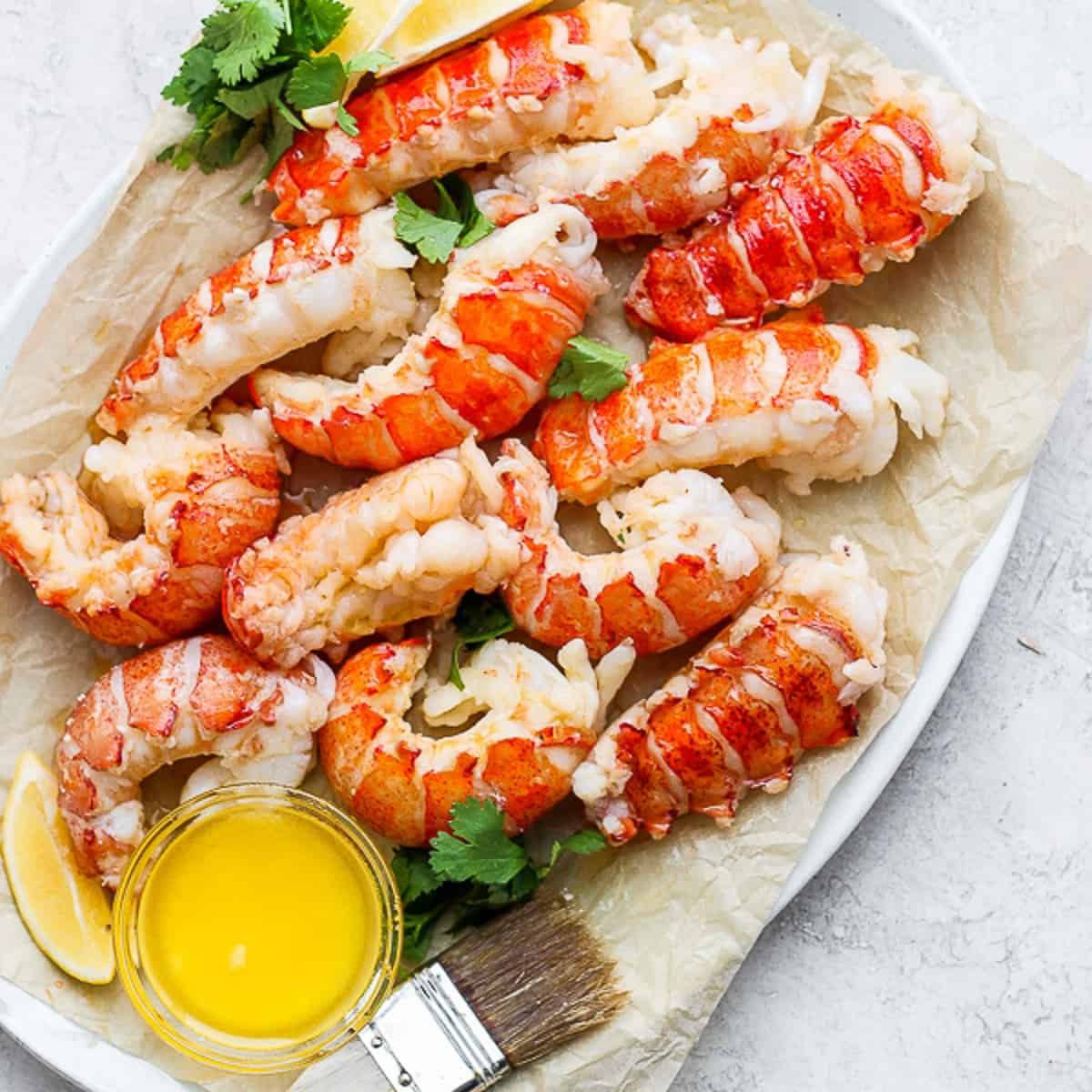 Butter Poached Lobster - The Wooden Skillet