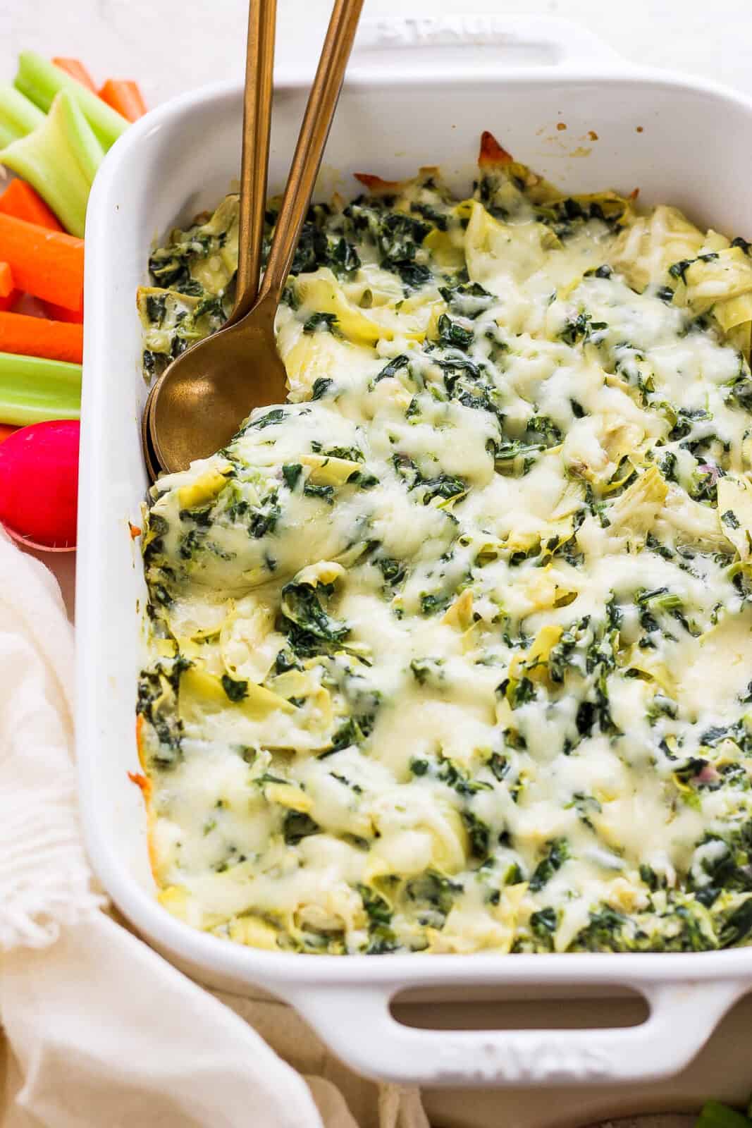 Healthy Spinach Artichoke Dip The Wooden Skillet