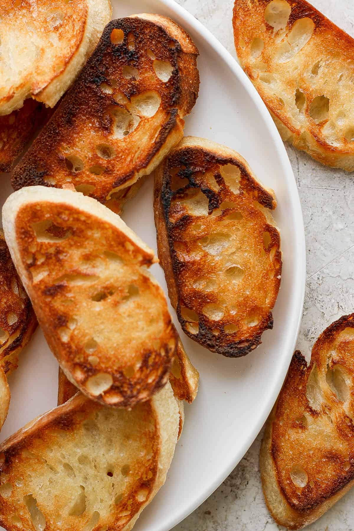 The best recipe for making crostini bread.