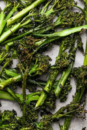 The best recipe for oven roasted broccolini.