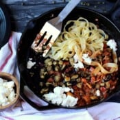 A delicious eggplant ragu recipe.