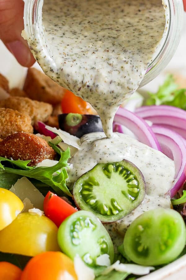 An easy creamy Italian dressing recipe.