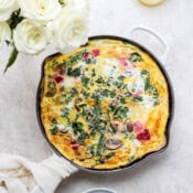 The best vegetable frittata recipe.