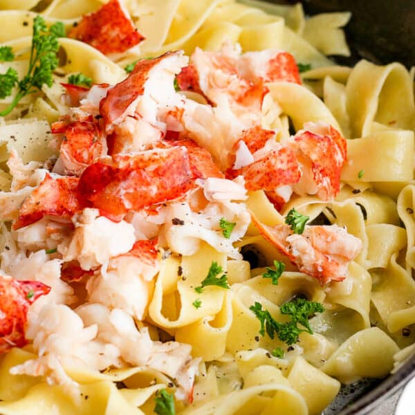 The best recipe for an easy lobster pasta.