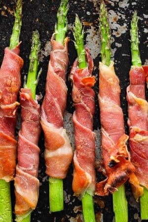 The best recipe for prosciutto wrapped asparagus.