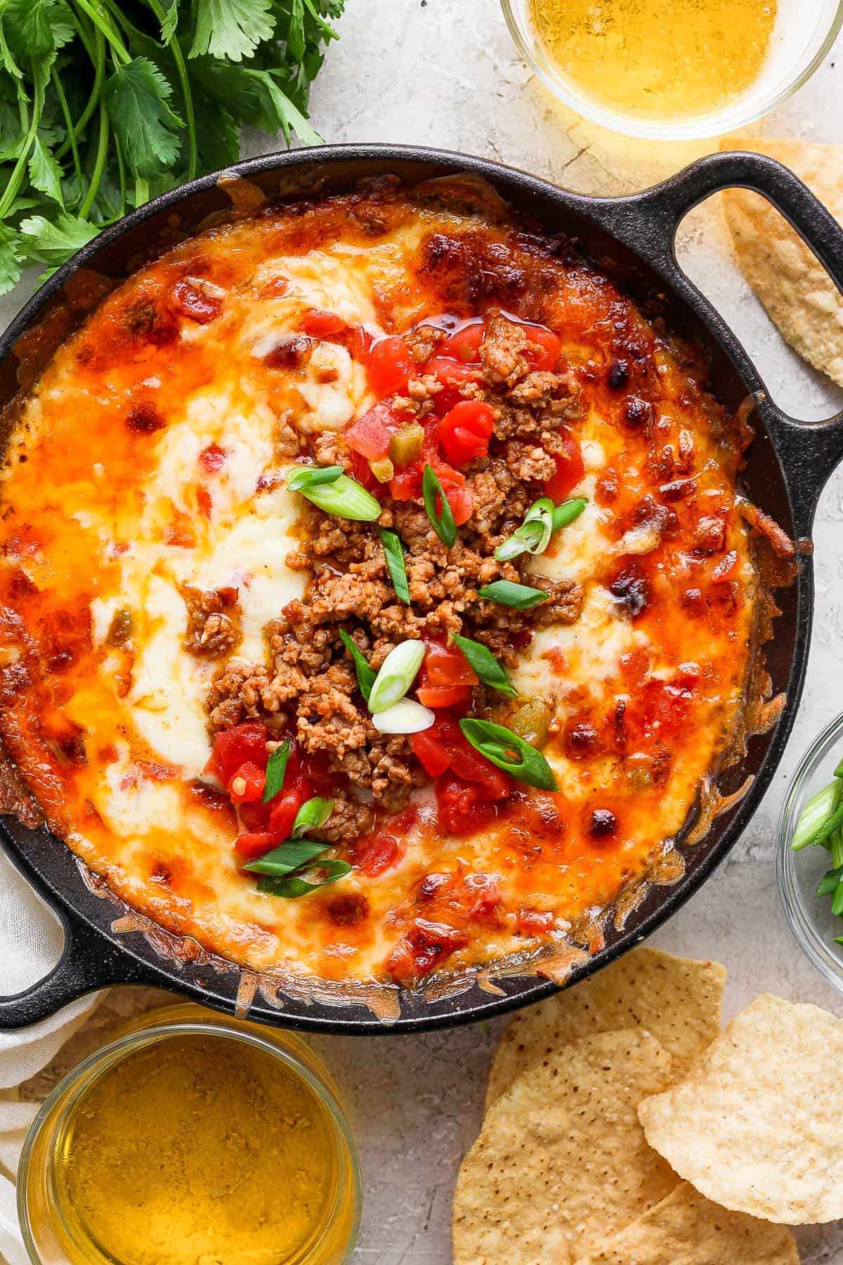 The best recipe for a smoked queso dip.