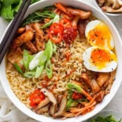 The best recipe for homemade chicken ramen.