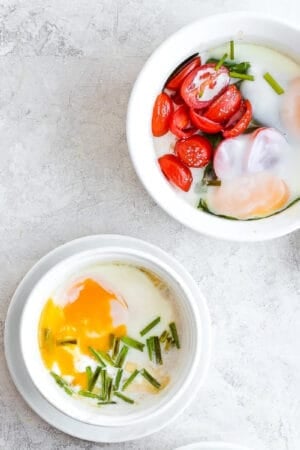 The best recipes for making baked eggs.