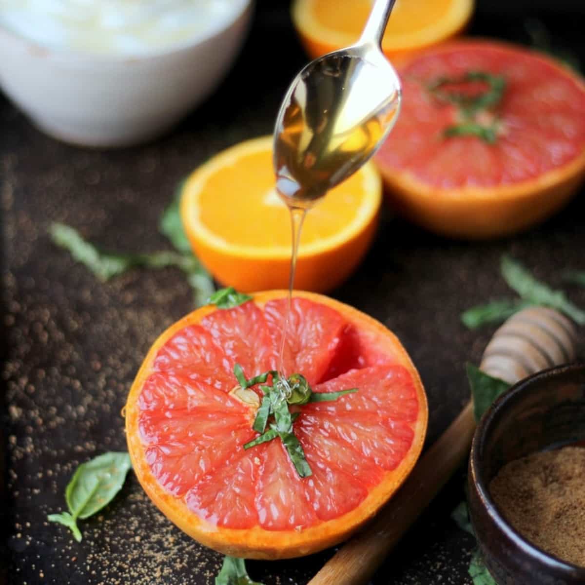 The best recipe for caramelized grapefruit.