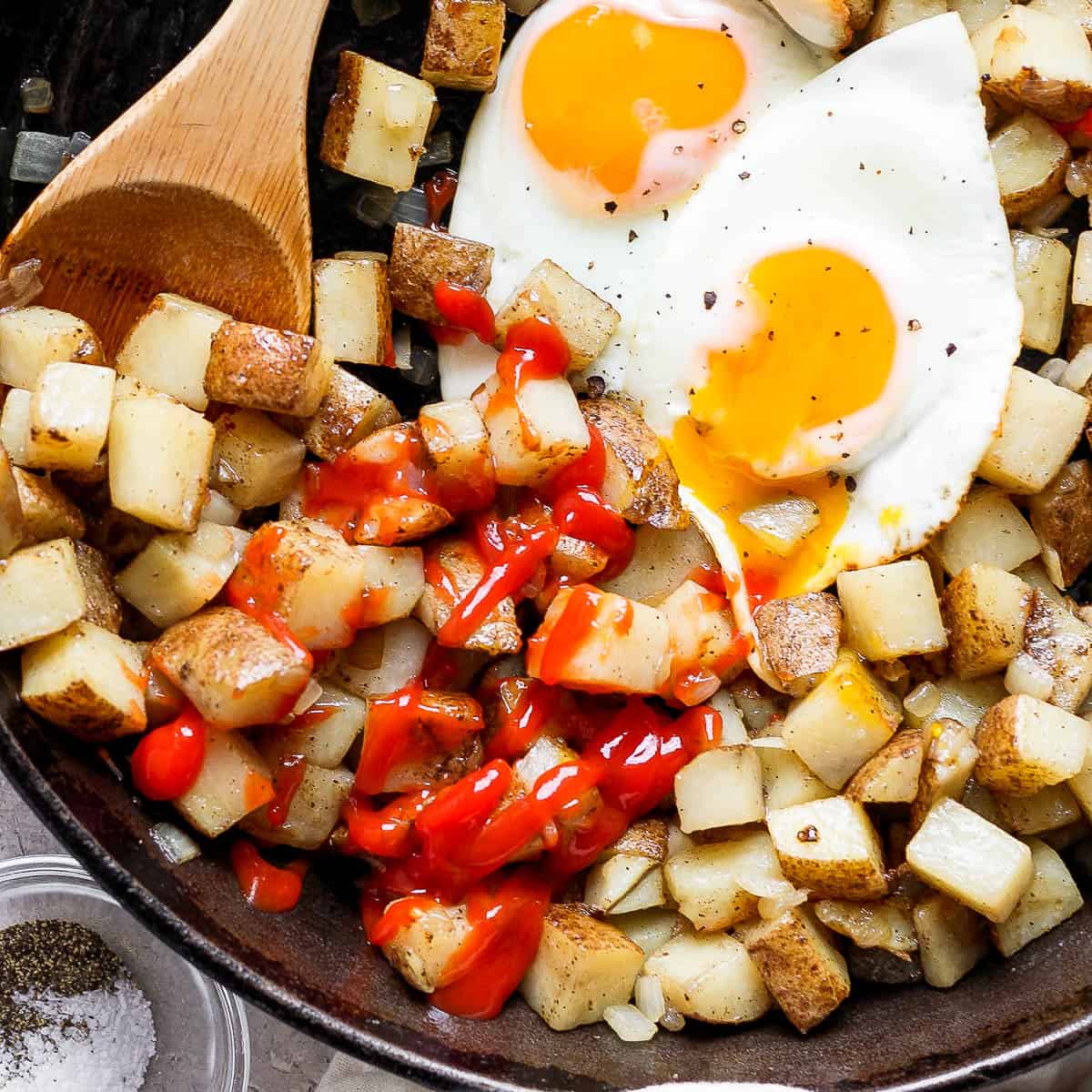 The best recipe for making American fries.